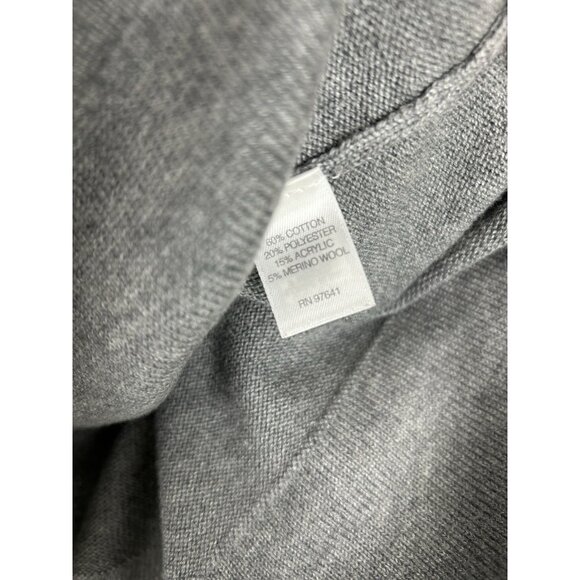 J. Jill Women's Gray Long Sleeve Pullover Sweater With Front Pockets Size L - Picture 9 of 9